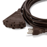 Brown Outdoor Extension Cords | Perfect For Lawn & Landscape Lighting - HLO Lighting
